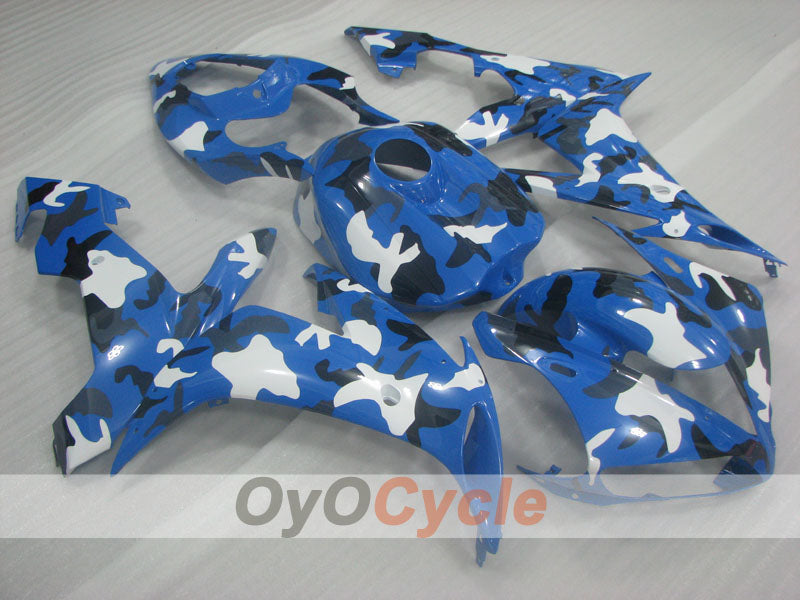 Injection Fairing kit for 04-06 YZF-R1 - Blue, White, Black - Customize #OYO87905669 Main image