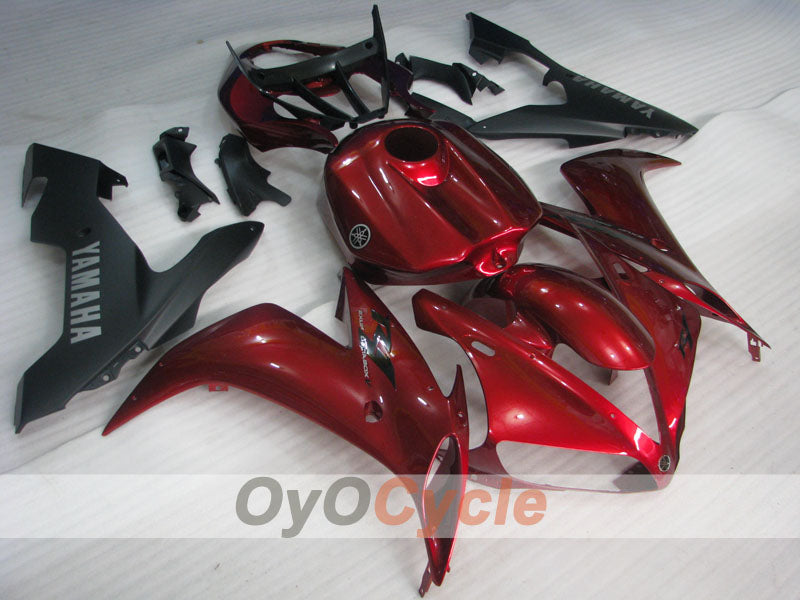 Injection Fairing kit for 04-06 YZF-R1 - Red, Black, Matte - Factory Style #OYO87905673 Main image