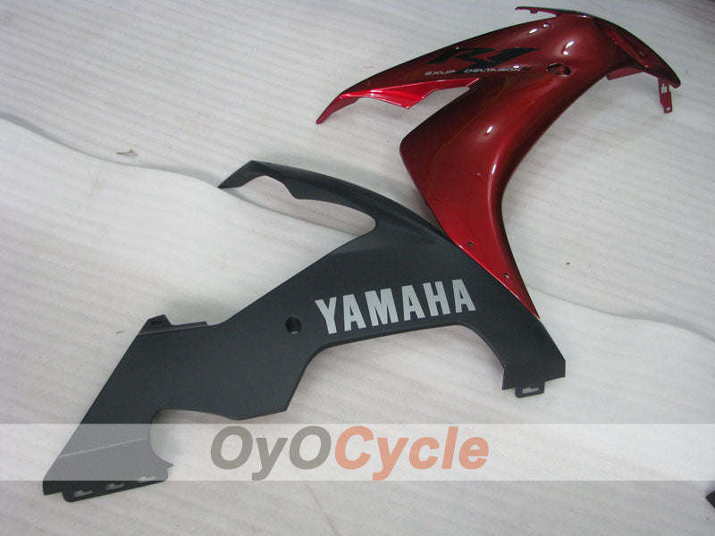 Injection Fairing kit for 04-06 YZF-R1 - Red, Black, Matte - Factory Style #OYO87905673