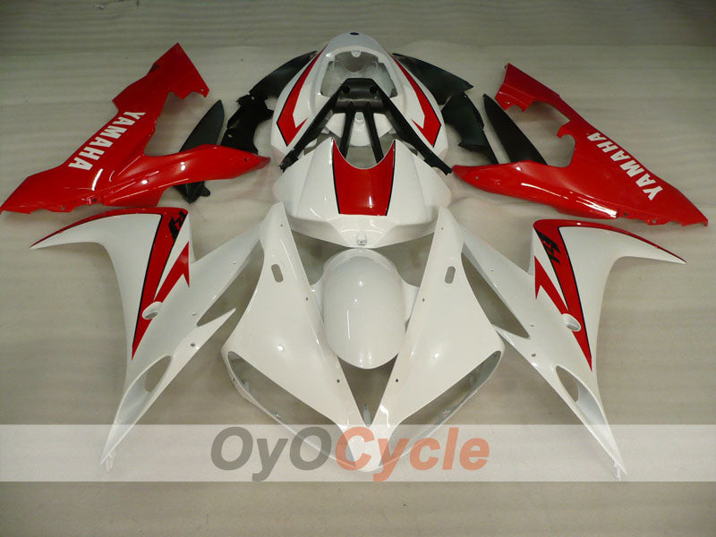 Injection Fairing kit for 04-06 YZF-R1 - Red, White - Factory Style, MICHELIN #OYO87905675