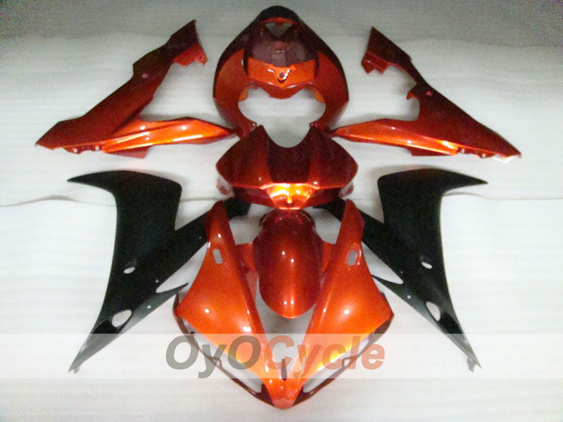 Injection Fairing kit for 04-06 YZF-R1 - Orange, Black, Matte - Factory Style #OYO87905677 Secondary image