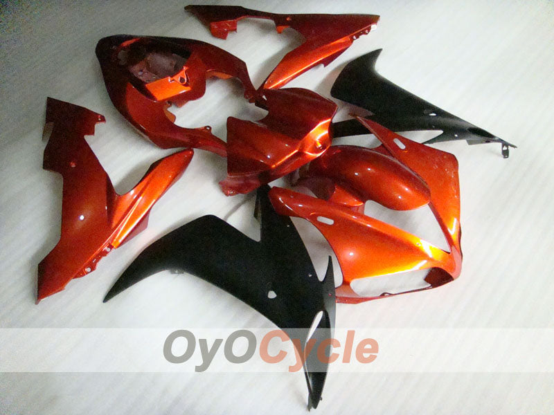 Injection Fairing kit for 04-06 YZF-R1 - Orange, Black, Matte - Factory Style #OYO87905677 Main image