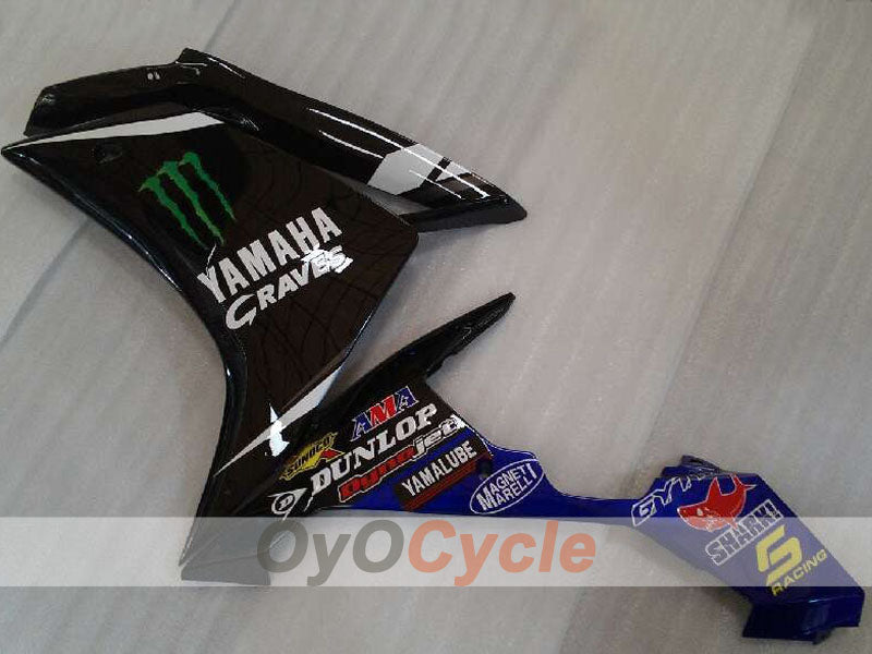 Left & Right Side Fairing For Yamaha 07-08  YZF-R1 #OYO87911417