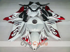 Injection Fairing kit for 07-08 YZF-R1 - Red, White - Sun #OYO87905687