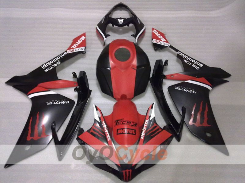 Injection Fairing kit for 07-08 YZF-R1 - Red, Black, Matte - Monster #OYO87905688