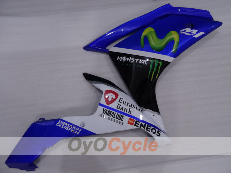 Injection Fairing kit for 07-08 YZF-R1 - Blue, White, Black - Monster #OYO87905693