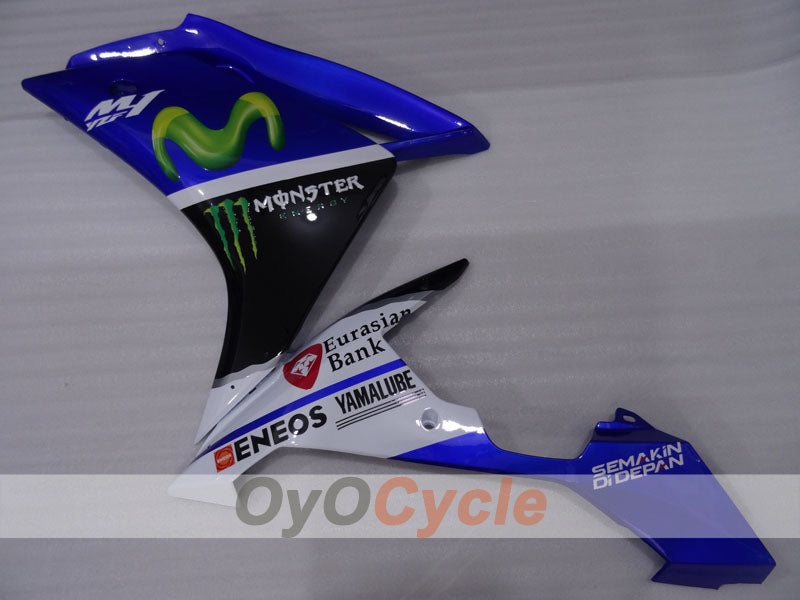 Injection Fairing kit for 07-08 YZF-R1 - Blue, White, Black - Monster #OYO87905693