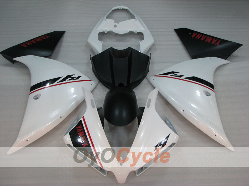 Injection Fairing kit for 12-14 YZF-R1 - White, Black - Factory Style #OYO87905727