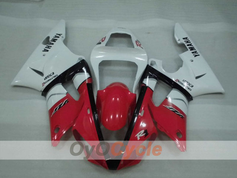 Injection Fairing kit for 00-01 YZF-R1 - Red, White - Factory Style #OYO87905732 Secondary image