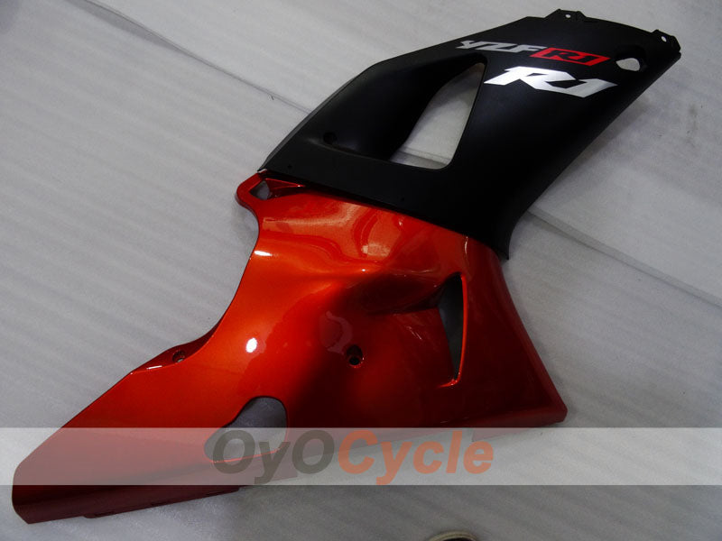 Injection Fairing kit for 00-01 YZF-R1 - Orange, Black - Factory Style #OYO87905739