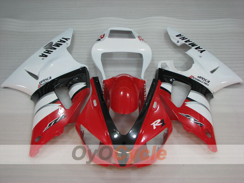 Injection Fairing kit for 00-01 YZF-R1 - Red, White - Factory Style #OYO87905746 Secondary image