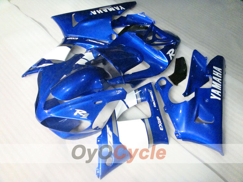 Injection Fairing kit for 00-01 YZF-R1 - Blue, White - Factory Style #OYO87905750