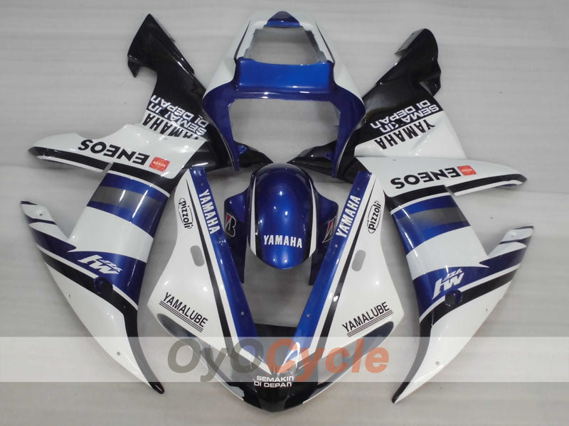 Injection Fairing kit for 02-03 YZF-R1 - Blue, White, Black - ENEOS #OYO87905754