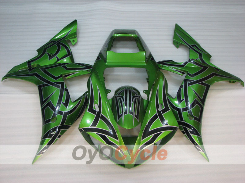 Injection Fairing kit for 02-03 YZF-R1 - Green - Factory Style, Customize #OYO87905759