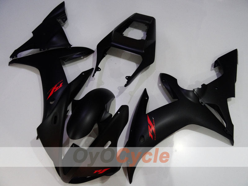 Injection Fairing kit for 02-03 YZF-R1 - Black, Matte - Factory Style #OYO87905760 Main image