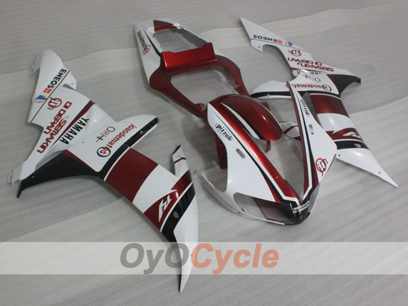 Injection Fairing kit for 02-03 YZF-R1 - Red, White, Black - Customize #OYO87905761