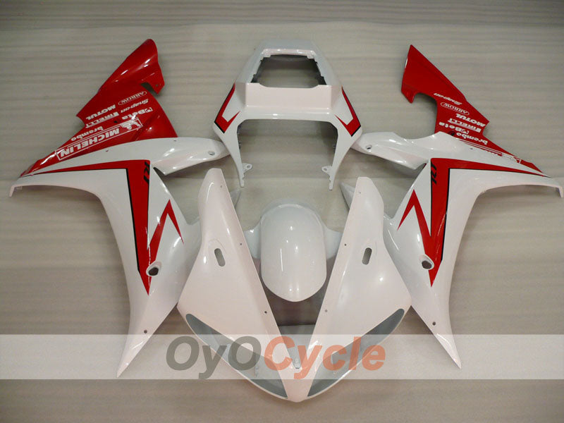 Injection Fairing kit for 02-03 YZF-R1 - Red, White - Factory Style #OYO87905768 Secondary image