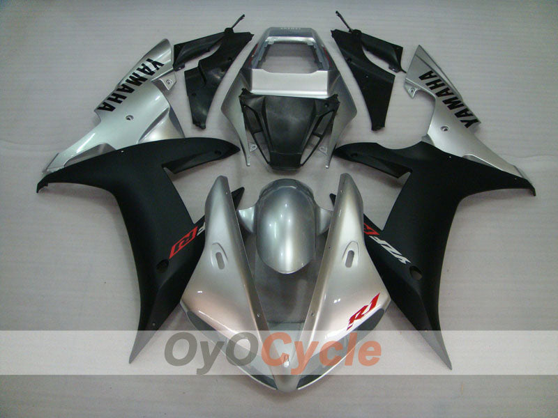 Injection Fairing kit for 02-03 YZF-R1 - Black, Silver, Matte - Factory Style #OYO87905769