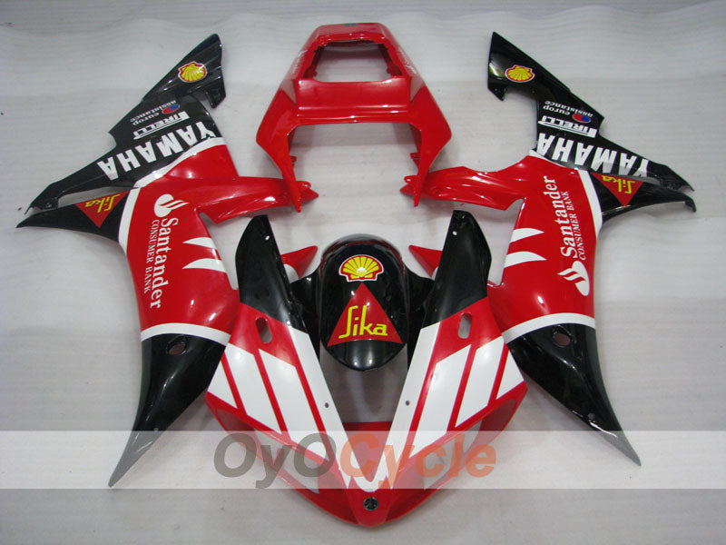 Injection Fairing kit for 02-03 YZF-R1 - Red, Black - Santander #OYO87905771 Secondary image