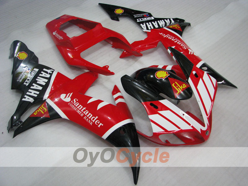 Injection Fairing kit for 02-03 YZF-R1 - Red, Black - Santander #OYO87905771 Main image