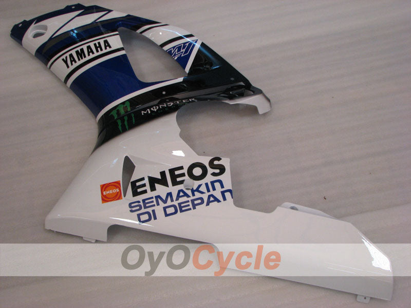 Injection Fairing kit for 98-99 YZF-R1 - Blue, White, Black - Monster #OYO87905772