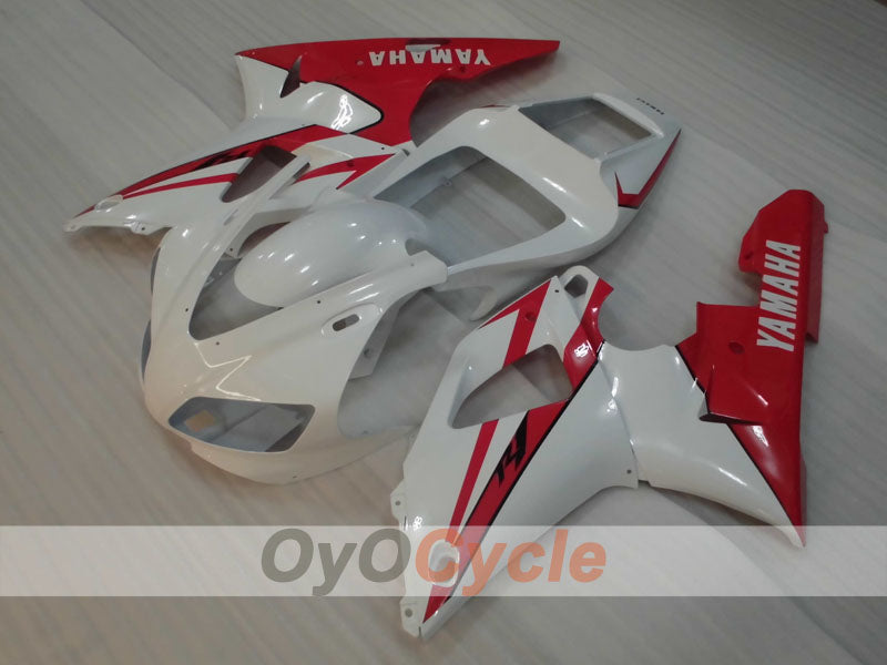 Injection Fairing kit for 98-99 YZF-R1 - Red, White - Factory Style #OYO87905774 Main image
