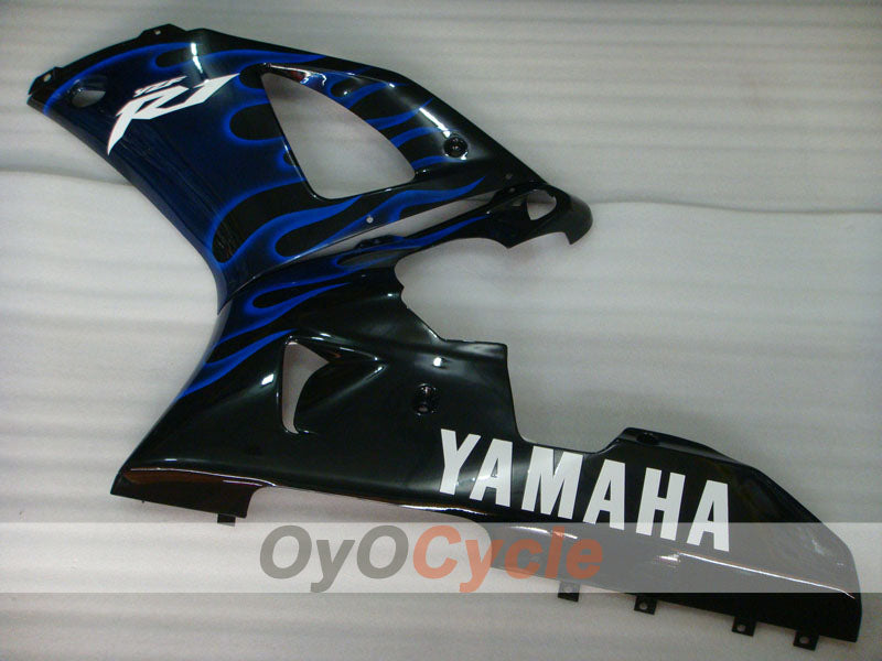 Injection Fairing kit for 98-99 YZF-R1 - Blue, Black - Flame #OYO87905783