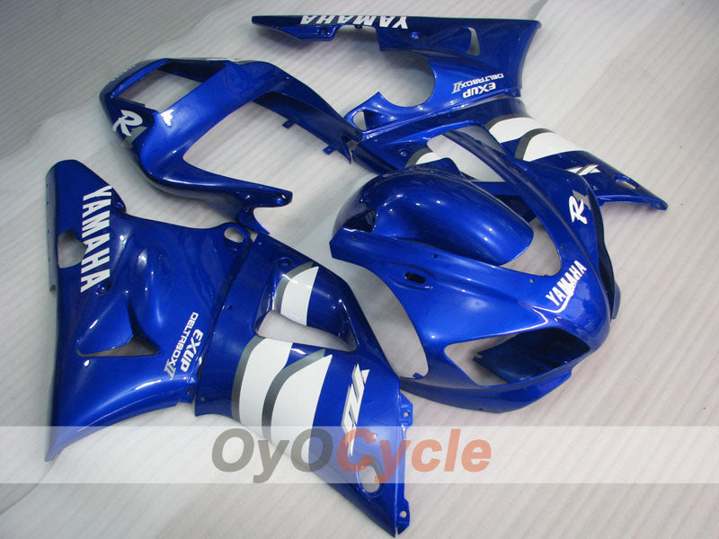 Injection Fairing kit for 98-99 YZF-R1 - Blue, White - Factory Style #OYO87905785 Main image