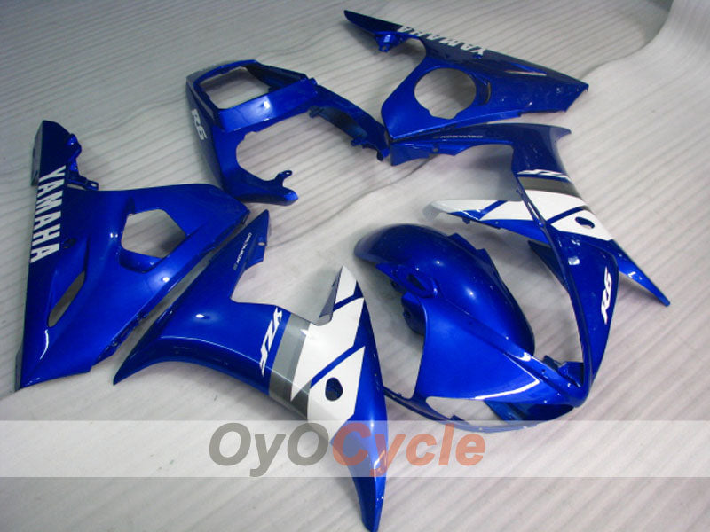 Injection Fairing kit for 03-04 YZF-R6 - Blue, White - Factory Style #OYO87905791 Main image