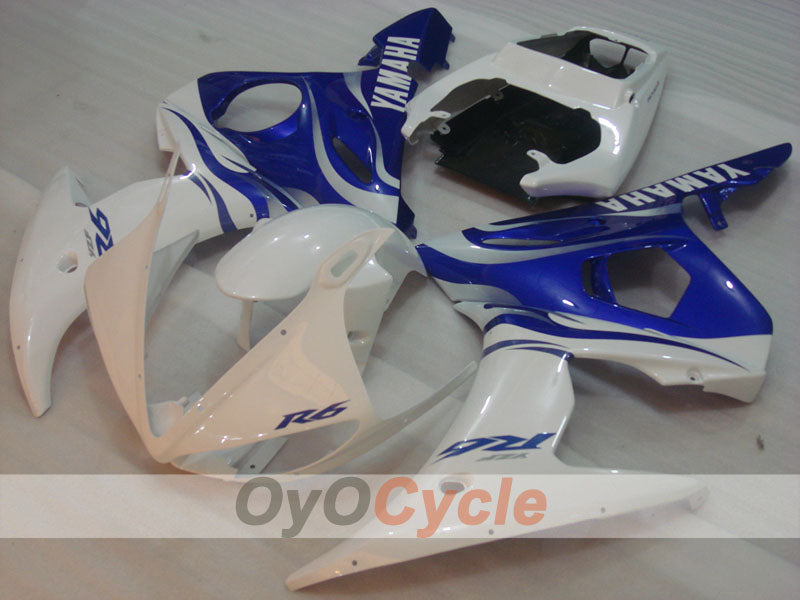 Injection Fairing kit for 05 YZF-R6 - Blue, White - Factory Style #OYO87905839
