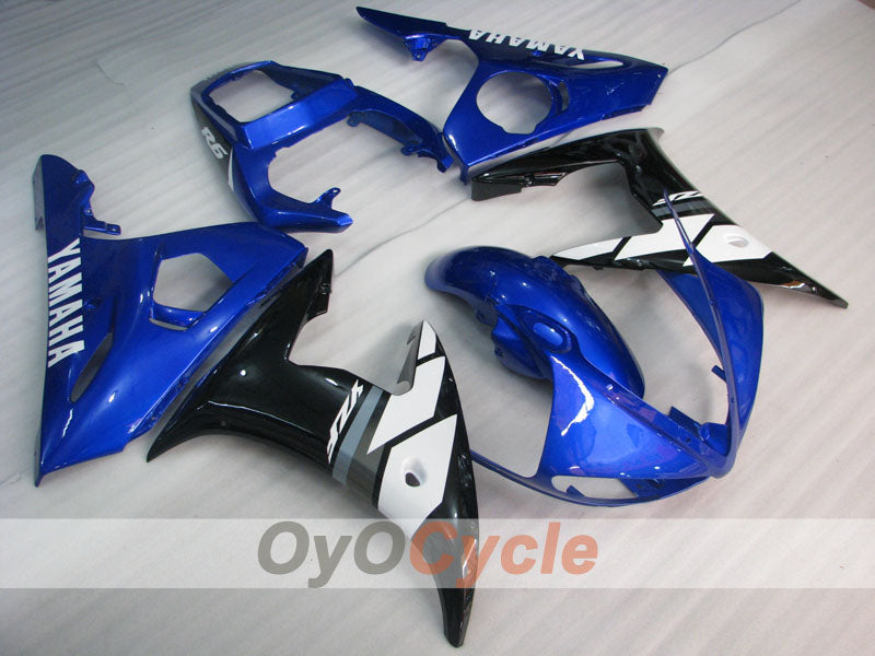 Injection Fairing kit for 03-04 YZF-R6 - Blue, White - Factory Style #OYO87905796 Main image