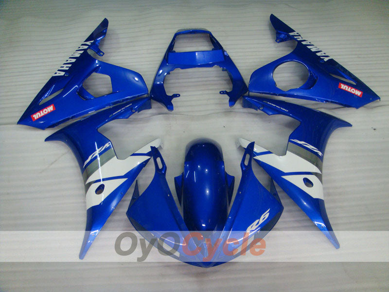 Injection Fairing kit for 03-04 YZF-R6 - Blue - MOTUL #OYO87905797 Secondary image