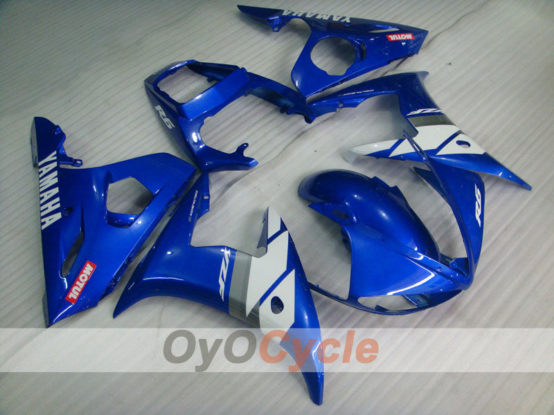 Injection Fairing kit for 03-04 YZF-R6 - Blue - MOTUL #OYO87905797 Main image