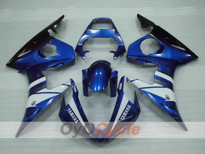 Injection Fairing kit for 05 YZF-R6 - Blue, White, Black - Factory Style #OYO87905844 Main image