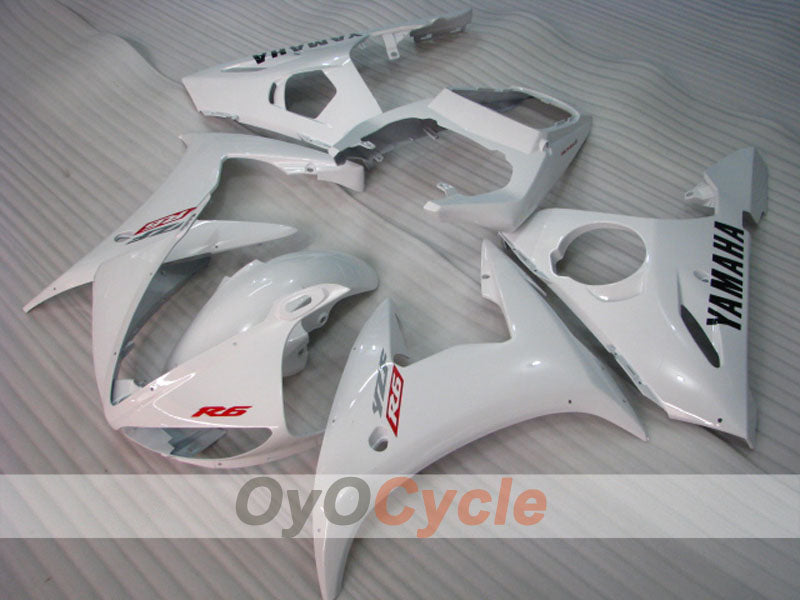 Injection Fairing kit for 05 YZF-R6 - White - Factory Style #OYO87905845