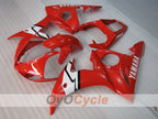Injection Fairing kit for 03-04 YZF-R6 - Red, White - Factory Style #OYO87905802