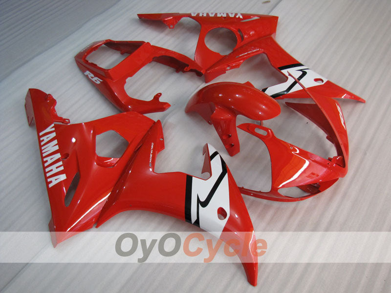 Injection Fairing kit for 05 YZF-R6 - Red - Factory Style #OYO87905846