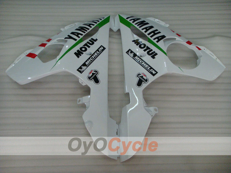 Injection Fairing kit for 05 YZF-R6 - Green, White - FIAT #OYO87905851