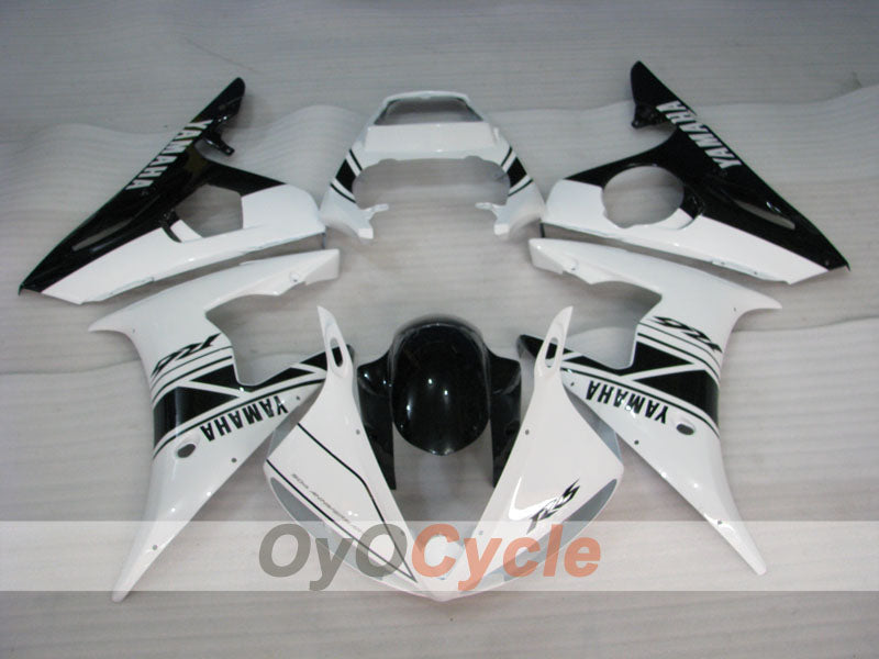 Injection Fairing kit for 03-04 YZF-R6 - White, Black - Factory Style #OYO87905808 Secondary image