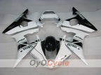 Injection Fairing kit for 03-04 YZF-R6 - White, Black - Factory Style #OYO87905808