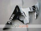 Injection Fairing kit for 03-04 YZF-R6 - White, Black - Factory Style #OYO87905808