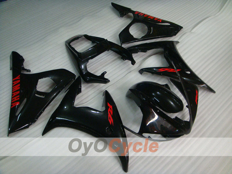 Injection Fairing kit for 05 YZF-R6 - Black - Factory Style #OYO87905855 Main image
