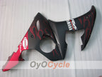 Injection Fairing kit for 05 YZF-R6 - Red, Black, Matte - Flame #OYO87905856