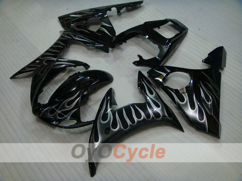 Injection Fairing kit for 05 YZF-R6 - Black - Flame #OYO87905858