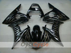 Injection Fairing kit for 03-04 YZF-R6 - Black - Flame #OYO87905814