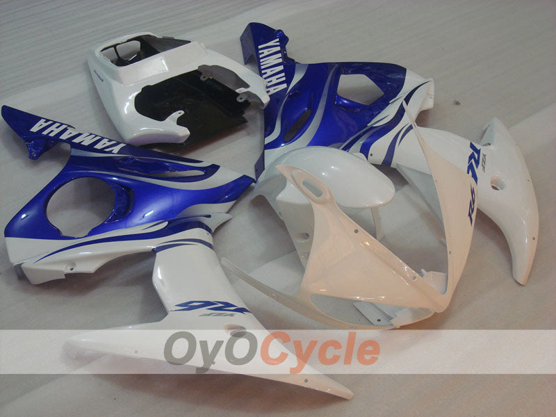 Injection Fairing kit for 05 YZF-R6 - Blue, White - Factory Style #OYO87905859 Main image