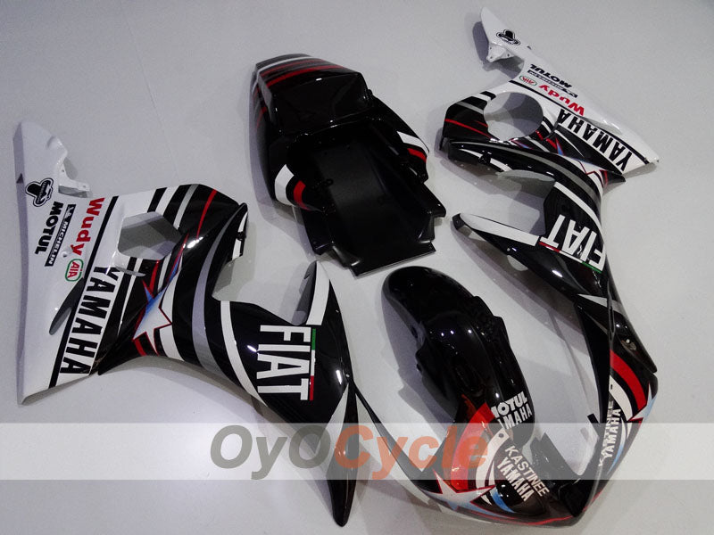 Injection Fairing kit for 05 YZF-R6 - White, Black - FIAT #OYO87905862 Main image