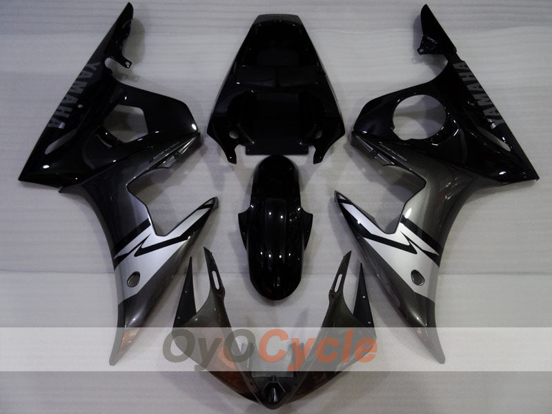 Injection Fairing kit for 03-04 YZF-R6 - Black, Grey - Factory Style #OYO87905822