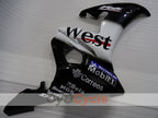 Injection Fairing kit for 05 YZF-R6 - White, Black - West #OYO87905876