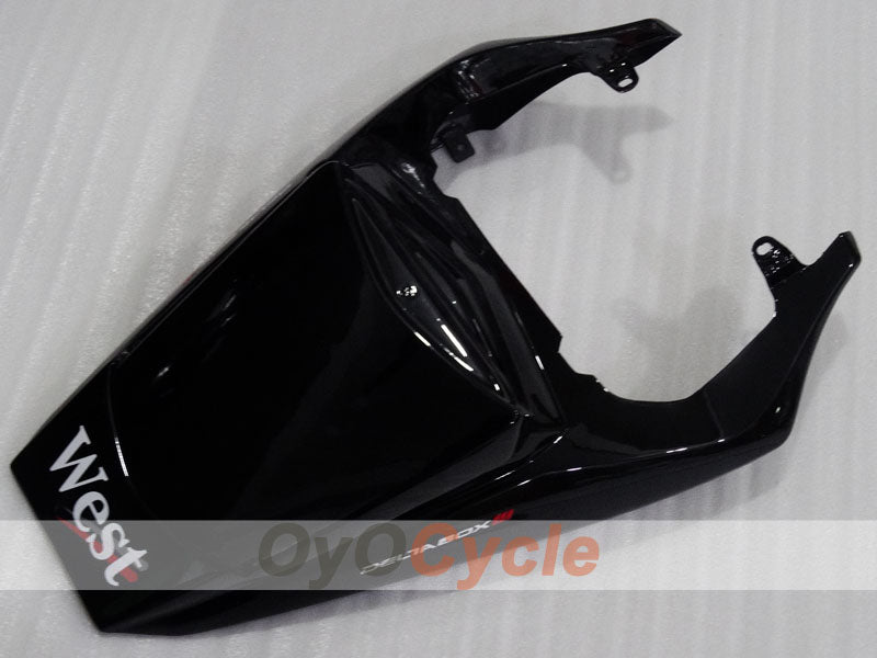 Injection Fairing kit for 03-04 YZF-R6 - White, Black - West #OYO87905832